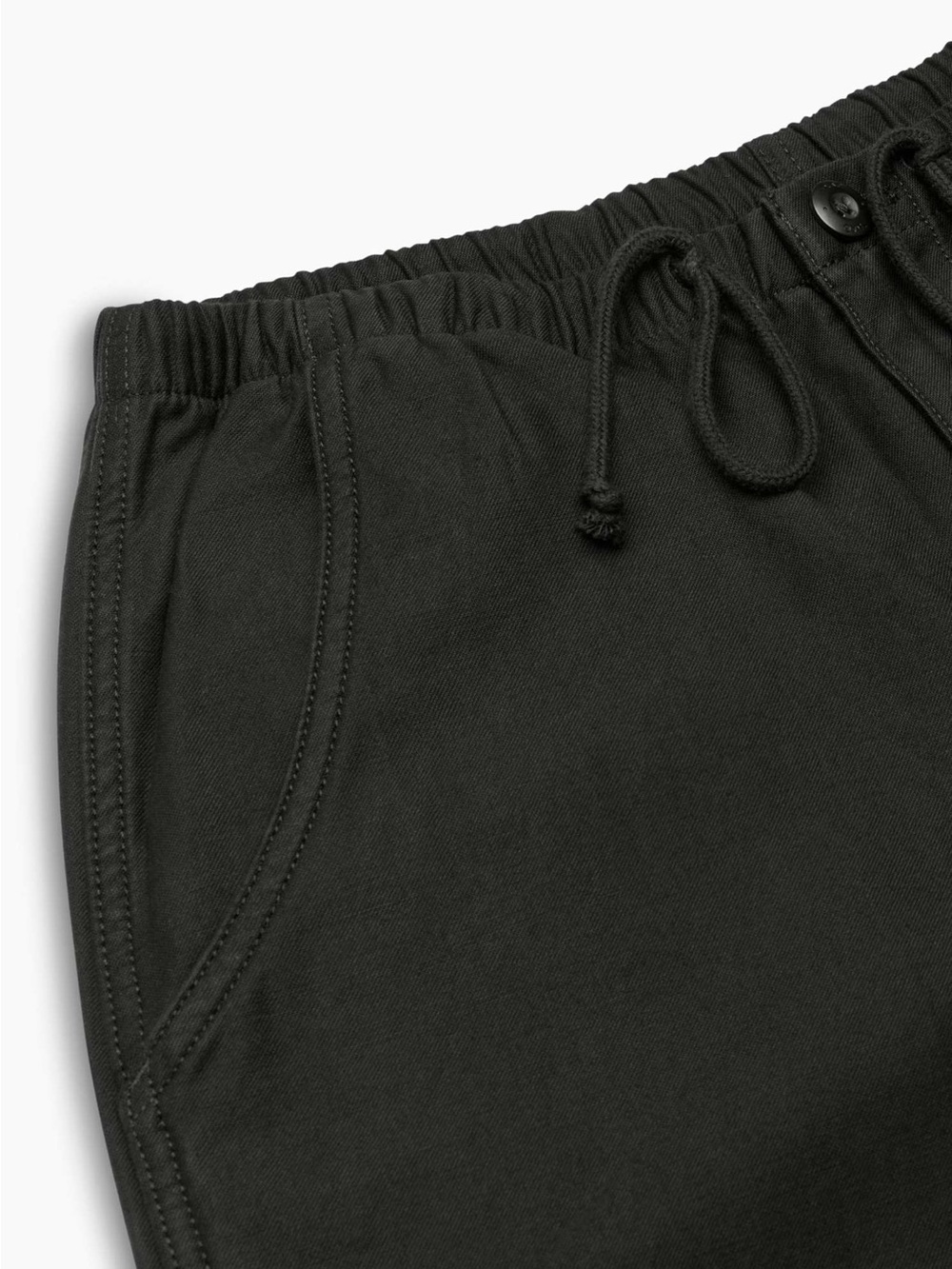 Aritzia TNA Cache Cargo Pant - Black Cotton Relaxed Mid-rise Parachute Pants - Picture 7 of 11